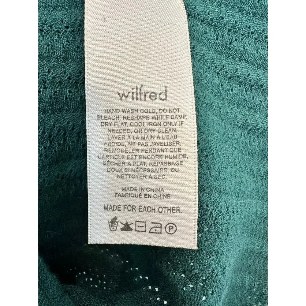 Aritzia Wilfred Soloist Sweater in Scarab - Size M - Picture 7 of 8